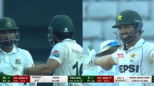 Bangladesh stars brutally sledge Mohammad Rizwan; Nahid Rana angrily fires ball