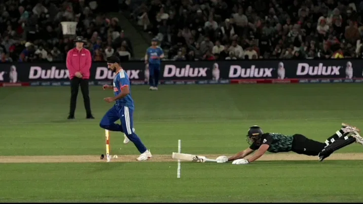 Arshdeep Singh showcase football skills to dismiss Bevon Jacobs in 1st T20I