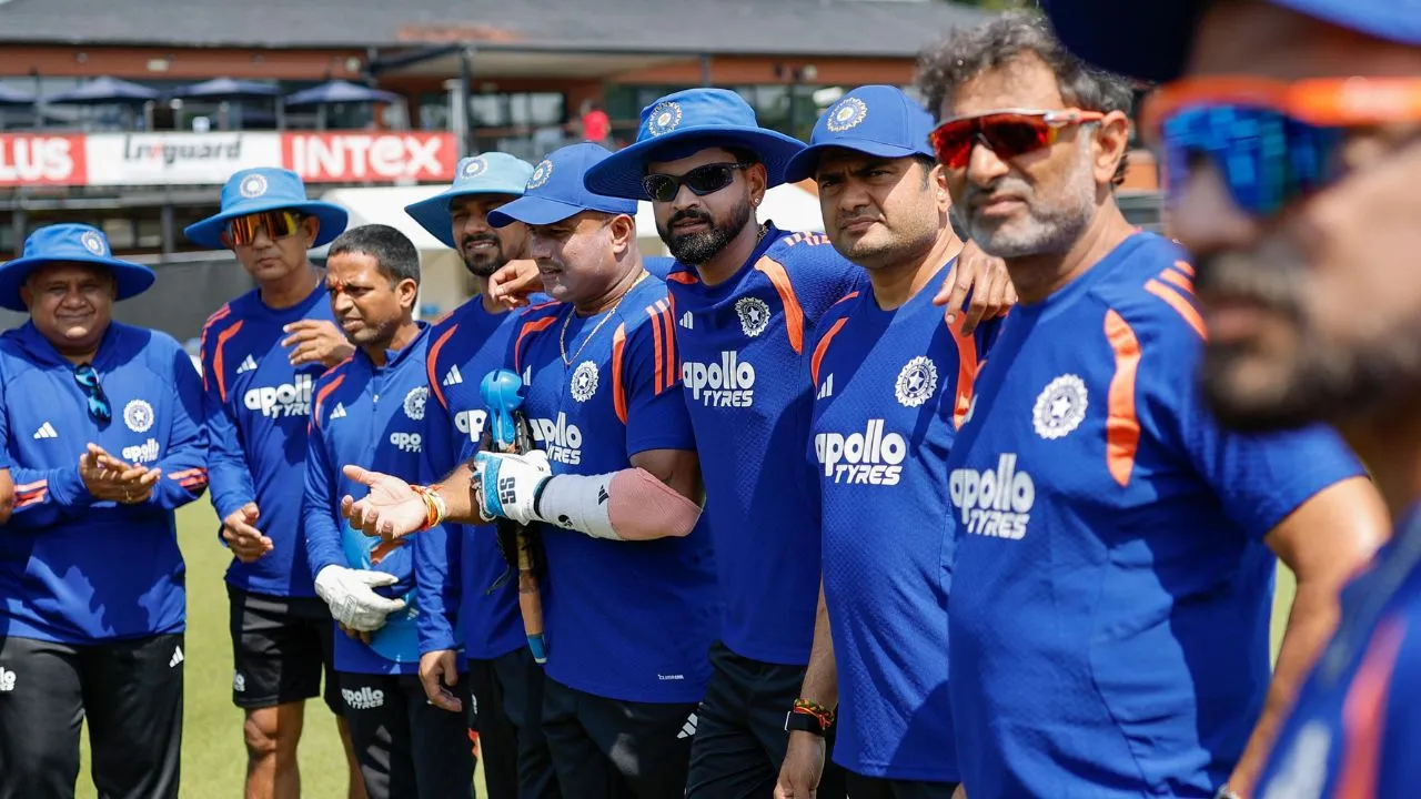 India's first practice in Belfast
