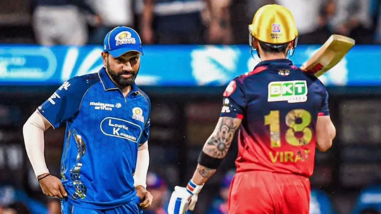 IPL Virat Kohli and Rohit Sharma share heartwarming moment in IPL 2026