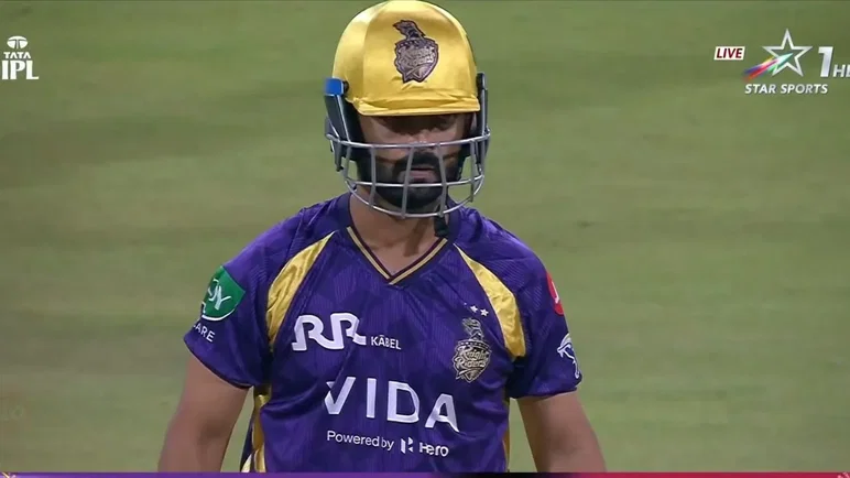 Fans furious after Ajinkya Rahane departed for another low score in LSG vs KKR clash