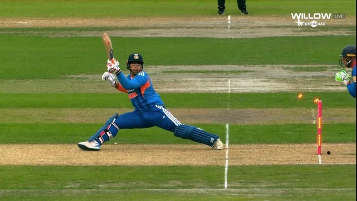 "Vaibhav Sooryavanshi out, TV off": Fans react as 15-year-old falls cheaply on India debut