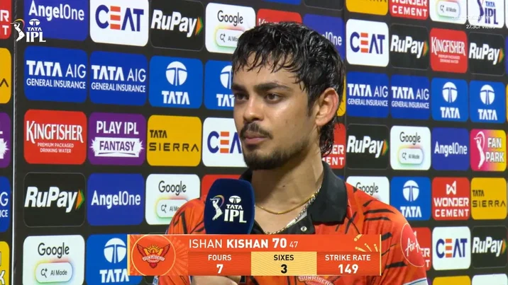 Ishan Kishan pays tribute to cousin sister after guiding SRH to win over CSK