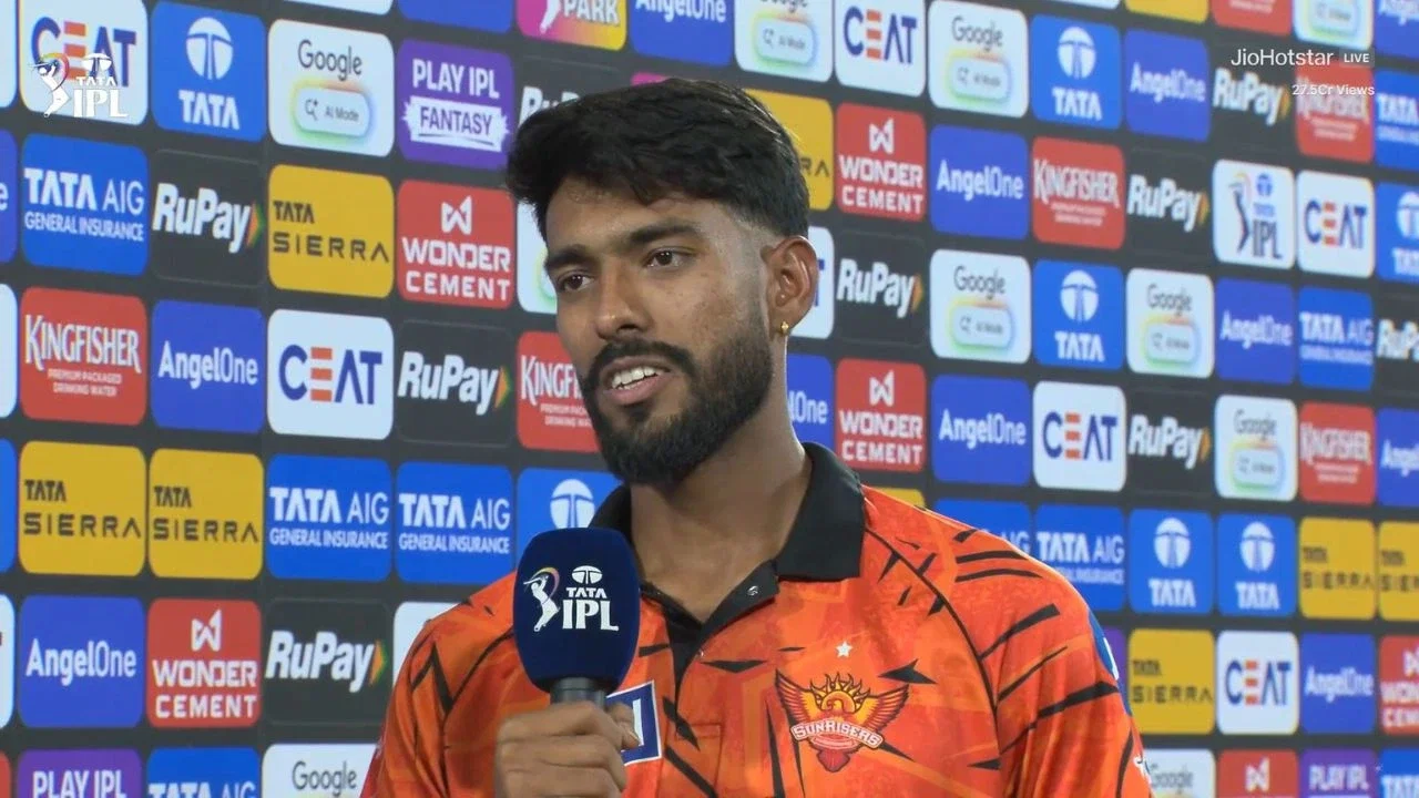 Praful Hinge reveals plan to get Vaibhav Sooryavanshi out after winning POTM in SRH vs RR clash