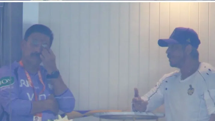 Shah Rukh Khan engaged in heated clash with KKR CEO Venk Mysore video goes viral during KKR vs PBKS clash