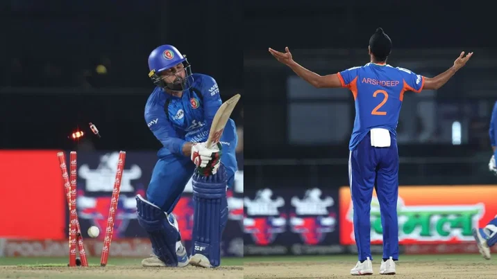 Arshdeep Singh cleans up Mohammad Nabi