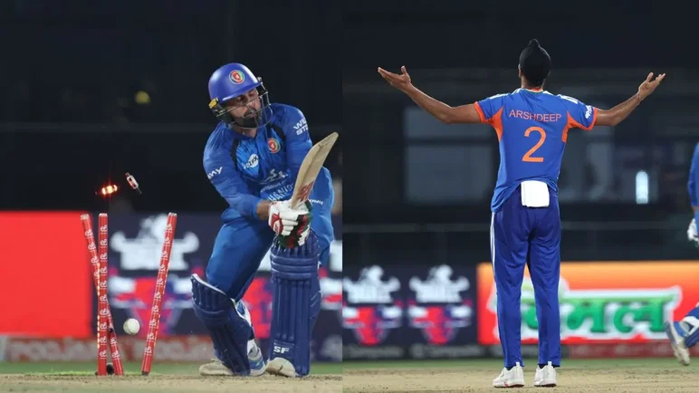 Arshdeep Singh cleans up Mohammad Nabi