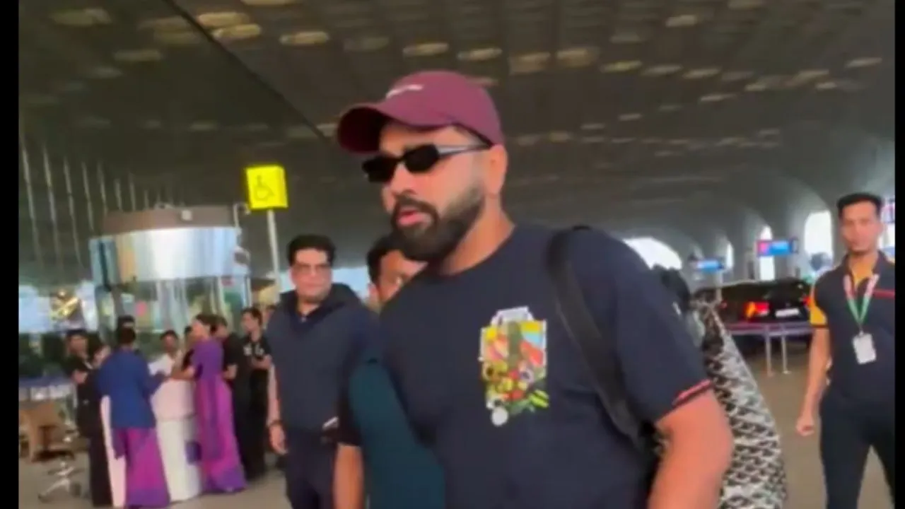 Rohit Sharma’s airport appearance creates massive hype ahead of India vs Pakistan clash