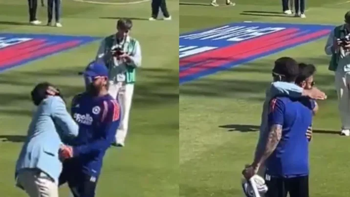 Watch: Rohit Sharma playfully kicks Dinesh Karthik during Edgbaston reunion with Virat Kohli
