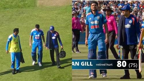 Shubman Gill RULED OUT? India captain retires hurt after suffering hamstring injury