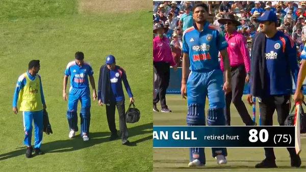 Shubman Gill RULED OUT? India captain retires hurt after suffering hamstring injury