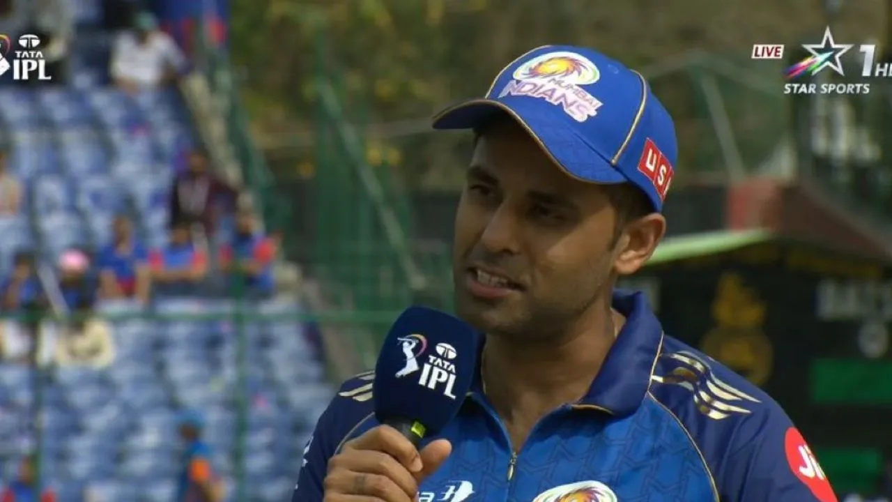Credit to him: Suryakumar Yadav highly praise Sameer Rizvi impressive performance against MI in IPL 2026