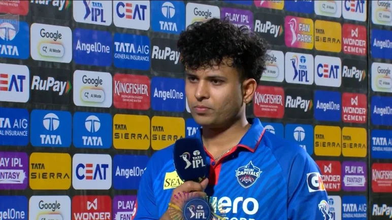 Madhav Tiwari thanks DC managment after POTM performance vs PBKS in IPL 2026