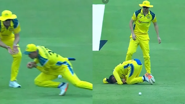 Watch: Marnus Labuschagne gets hit on box after dropping Najmul Hossain Shanto during BAN vs AUS 1st ODI