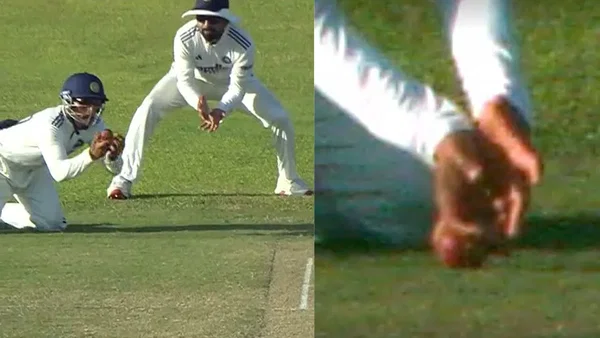 Dhruv Jurel catch