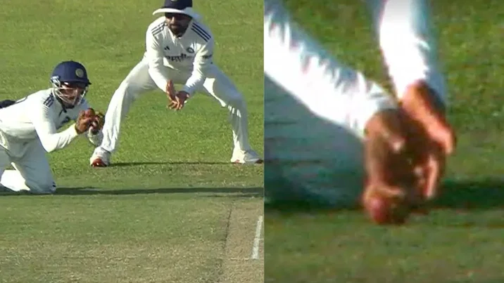 Dhruv Jurel catch