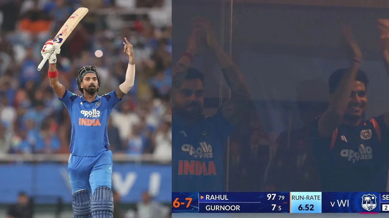 Shubman Gill, Virat Kohli delighted as KL Rahul slams 9th ODI hundred equals MS Dhonis record Shubman Gill, Virat Kohli delighted as KL Rahul slams 9th ODI hundred equals MS Dhonis record