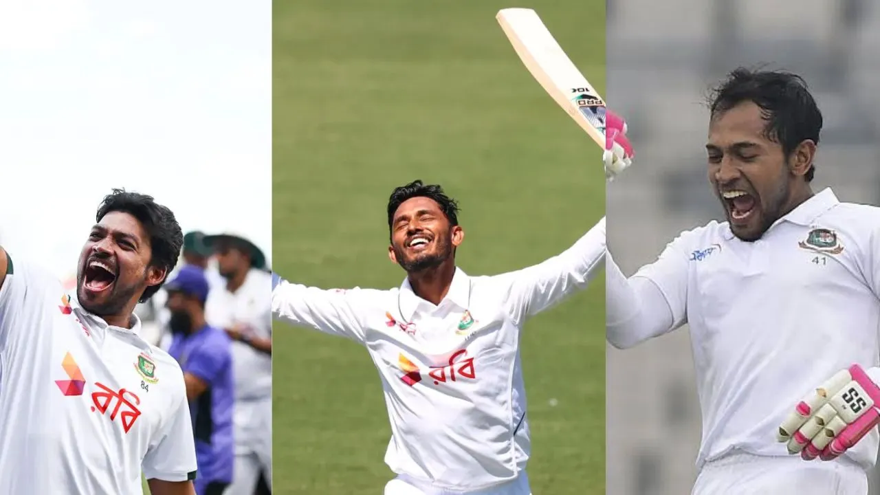 Najmul Hossain Shanto provides injury update on Tanzid Hasan, Mushfiqur Rahim