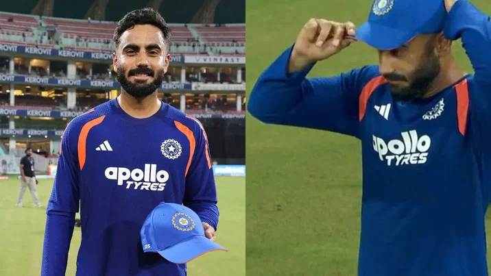 Naman Dhir makes T20I debut