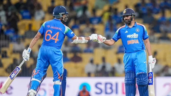 Yashasvi Jaiswal IGNORES Shubman Gill credits Rohit Sharma after magnificent century against Afghanistan