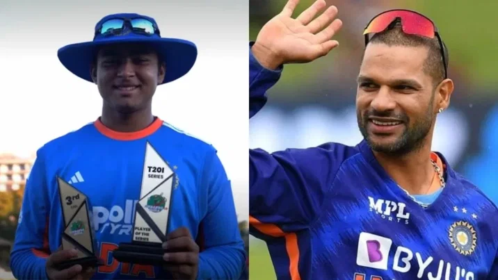 Vaibhav Sooryavanshi Shikhar Dhawan