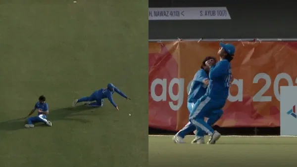 Vaibhav Sooryavanshi And Ravi Bishnoi Involved In Scary Collision In IND Vs PAK Final