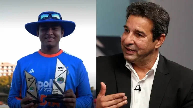 Vaibhav Sooryavanshi and Wasim Akram