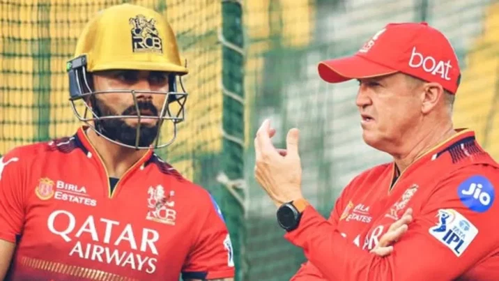 Virat Kohli And Andy Flower