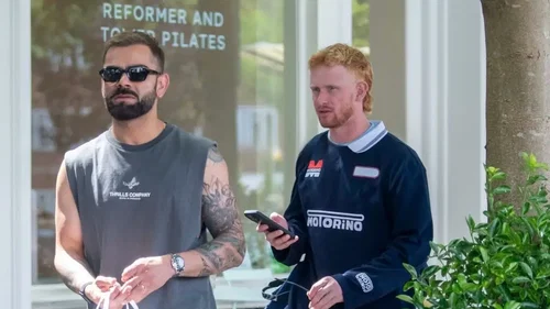 Virat Kohli And Jordan Cox