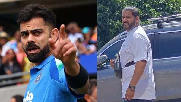 Virat Kohli And Virat Kohli Bodyguard
