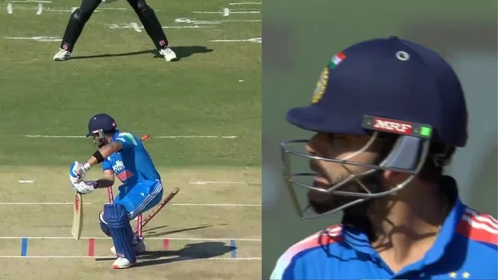 Virat Kohli Castled By Kristian Clarke 1