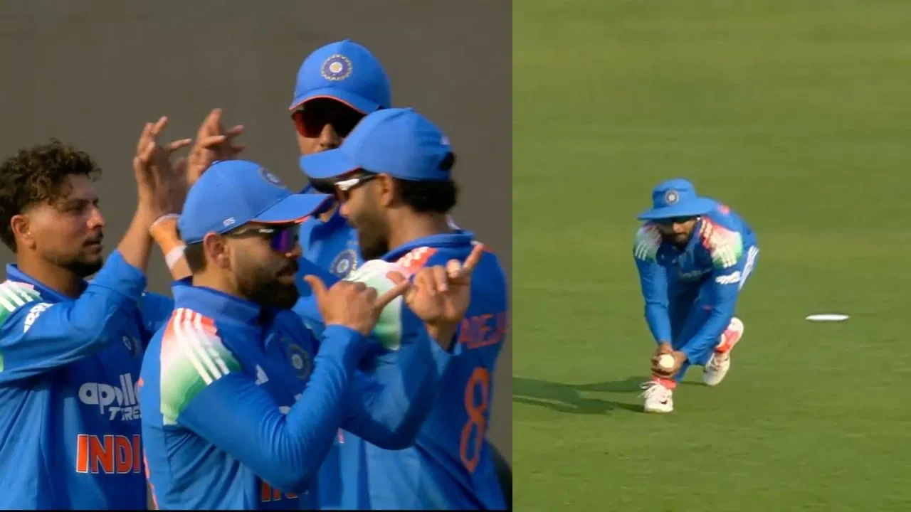 Virat Kohli Celebration To Glenn Phillips Wicket After Shreyas Iyer Catch