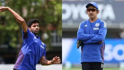Washington Sundar And Gautam Gambhir