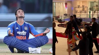Watch Abhishek Sharma Ignores Fan Girl Begging For Photo Security Intervenes