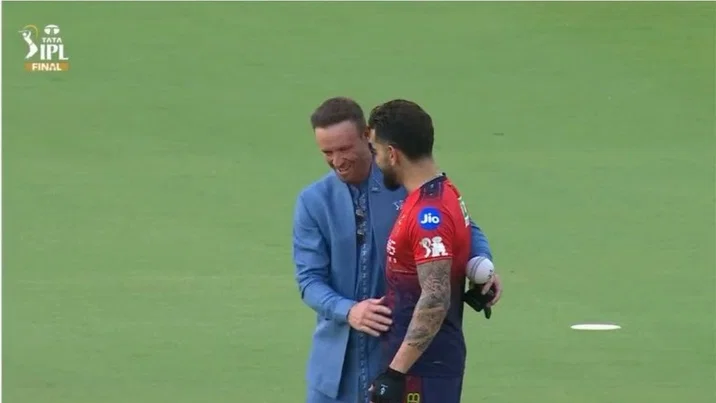 Virat Kohli And AB De Villiers Share Special Reunion In Ahmedabad Ahead Of IPL 2026 Final
