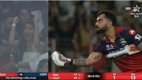 Watch Virat Kohli And Anushka Sharma Go Berserk As Title Winning Six Seals IPL 2026 Final