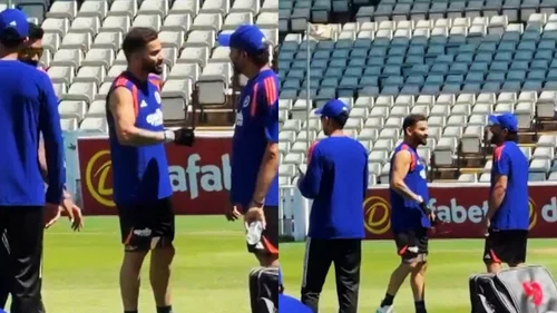 Watch Virat Kohli Engage With Rohit Sharma In Animated Chat Ahead Of India Vs England ODIs