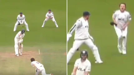 Watch Wicketkeeper Accidentally Hurts Own Teammate S Groin Area In County Championship Match