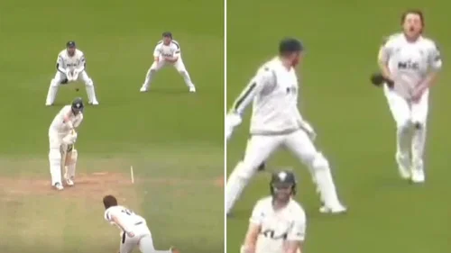 Watch Wicketkeeper Accidentally Hurts Own Teammate S Groin Area In County Championship Match