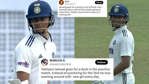 Yashasvi Jaiswal 2 Ball Duck