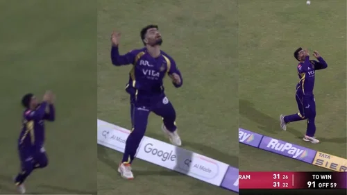 Rinku Singh takes a sensational catch to dismiss Aiden Markram in LSG vs KKR clash
