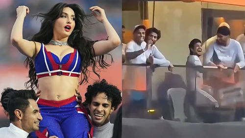 Suryakumar Yadav caught enjoying Nora Fatehi's performance ahead of World Cup clash against Namibia