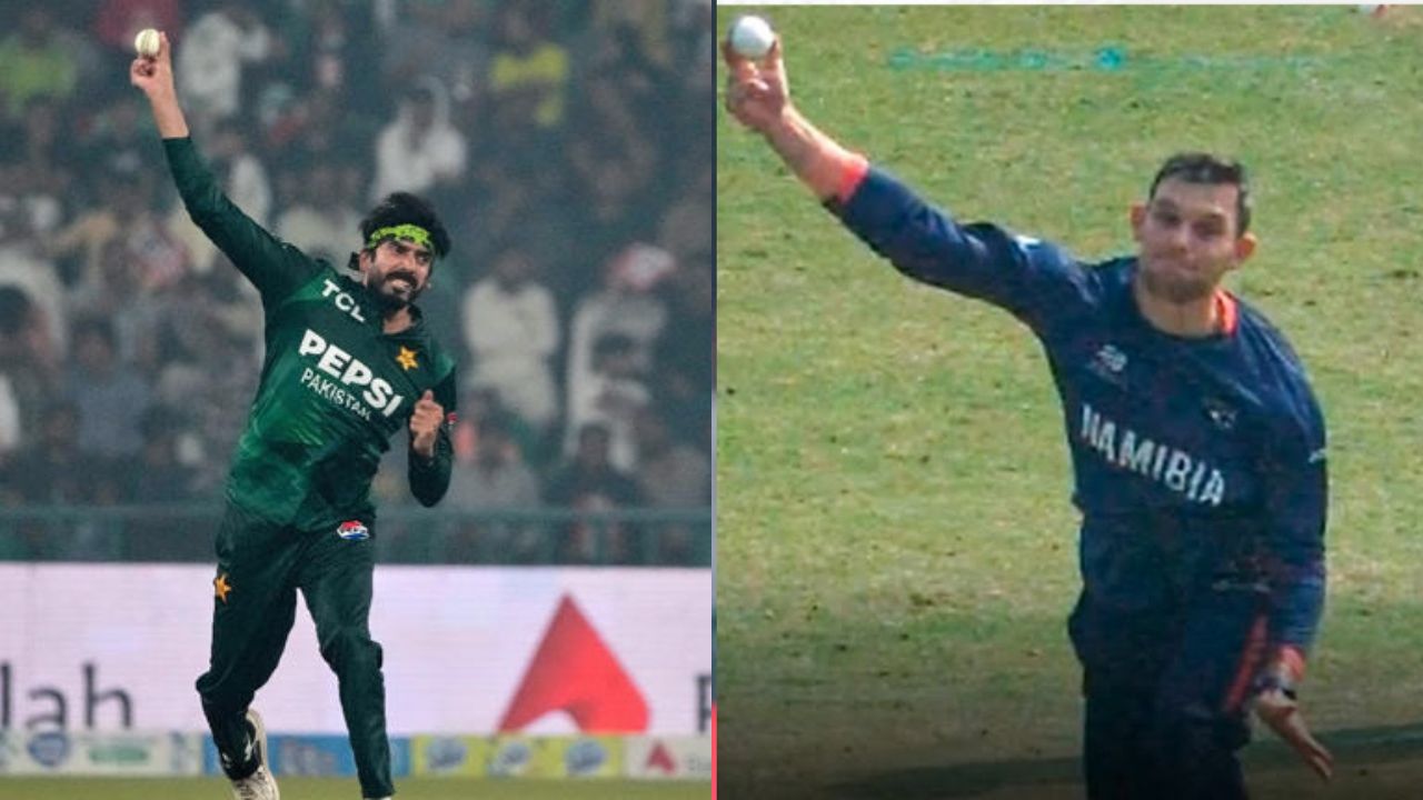 Indian batter prevents comparison between Gerhard Erasmus and Usman Tariq's bowling action