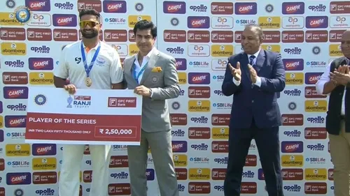 "Give it your all and keep inspiring others through your dedication.": Auqib Nabi's inspirational words after J&K's Ranji glory