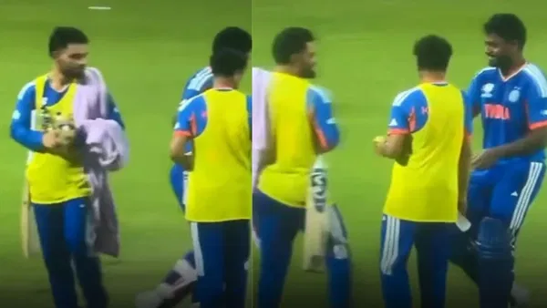 Rinku Singh accidentally ‘steals’ Sanju Samson’s bat mid-match! Hilarious video goes viral