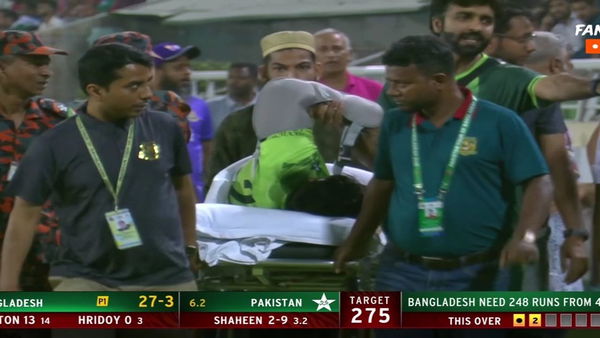 Scary Injury rules out Pakistan batter during second ODI against Bangladesh