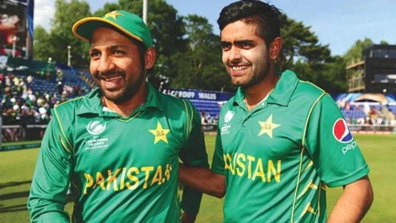 Babar Azam and Sarfaraz Ahmed