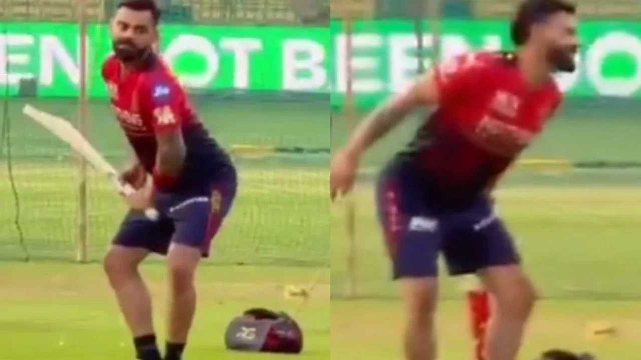 Virat Kohli teases RCB teammate Romario Shepherd imitating him in a hilarious fashion
