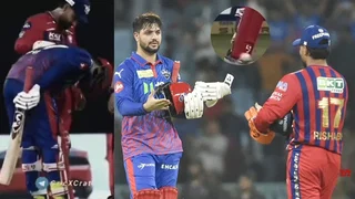 Rishabh Pant nearly injures Sameer Rizvi during LSG vs DC IPL 2026 clash, video goes viral