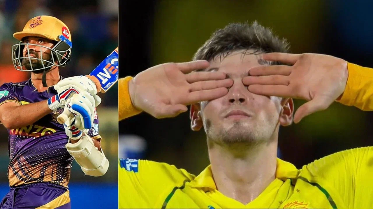 Noor Ahmad brings in a new celebration; dismisses Ajinkya Rahane and Cameron Green in span of two balls in IPL clash